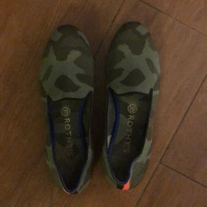 Rothy’s Green Camo Loafers